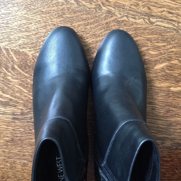 Black 1” heel booties - Picture 7 of 7